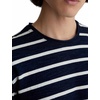 AG Adriano Goldschmied Men’s Danny L/S Shirt(Navy/Natural Stripe)