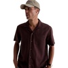 AG Adriano Goldschmied Men’s Foster S/S Relaxed Fit Camp Shirt(Oak Barrel)