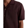 AG Adriano Goldschmied Men’s Foster S/S Relaxed Fit Camp Shirt(Oak Barrel)