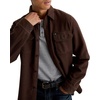 AG Adriano Goldschmied Men’s Milland Utility Shirt(Dark Chocolate)