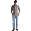 AG Adriano Goldschmied Men’s Wayne Classic Fit Shirt(Blue Multi)
