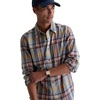 AG Adriano Goldschmied Men’s Wayne Classic Fit Shirt(Blue Multi)