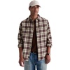 AG Adriano Goldschmied Men’s Mason Classic Fit Shirt(Purple Multi)