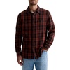 AG Adriano Goldschmied Men’s Mason Work Shirt(Burgundy Multi)