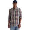 AG Adriano Goldschmied Men’s Wayne Classic Fit Shirt(Blue Multi)