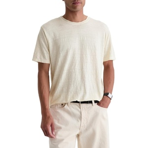AG Adriano Goldschmied Men’s Bryce Classic Fit S/S Crew Neck T-Shirt(Champagne)