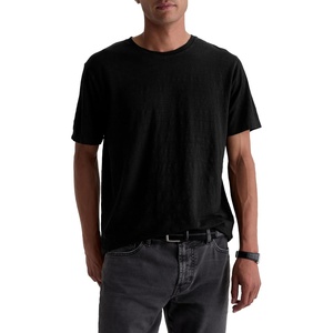 AG Adriano Goldschmied Men’s Bryce Classic Fit S/S Crew Neck T-Shirt(True Black)