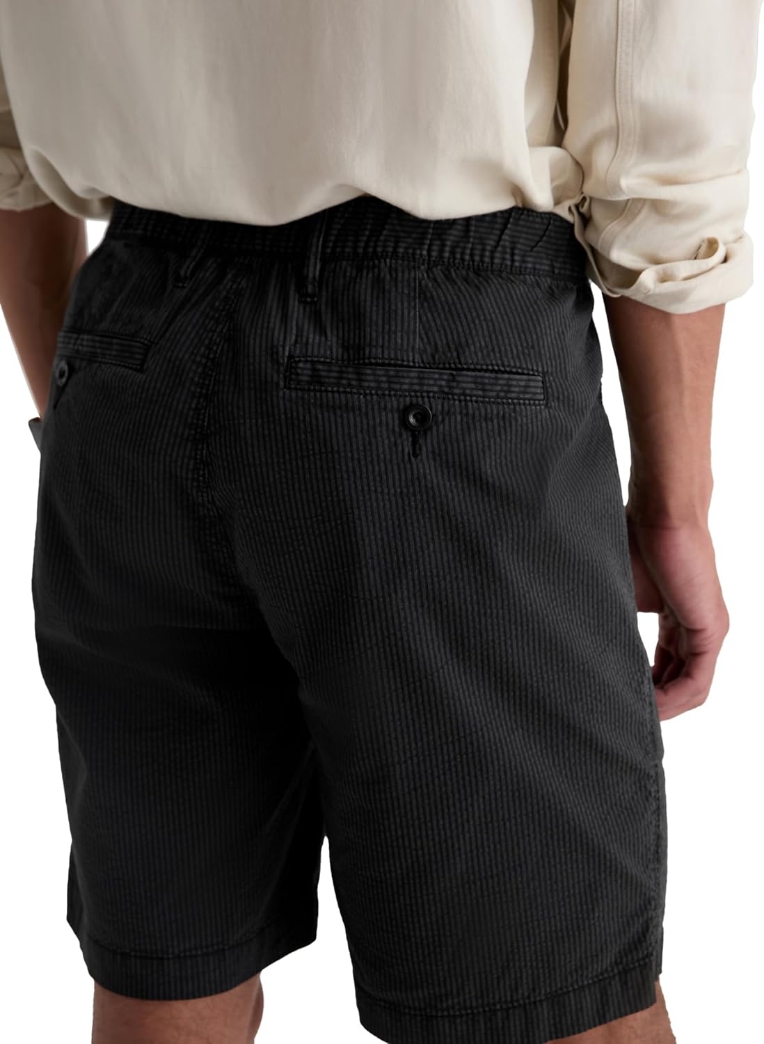 image:imageAG Adriano Goldschmied Mens Cove Relaxed Drawstring ShortSaulfur Antique Black