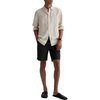 AG Adriano Goldschmied Men’s Cove Relaxed Drawstring Short(Saulfur Antique Black)