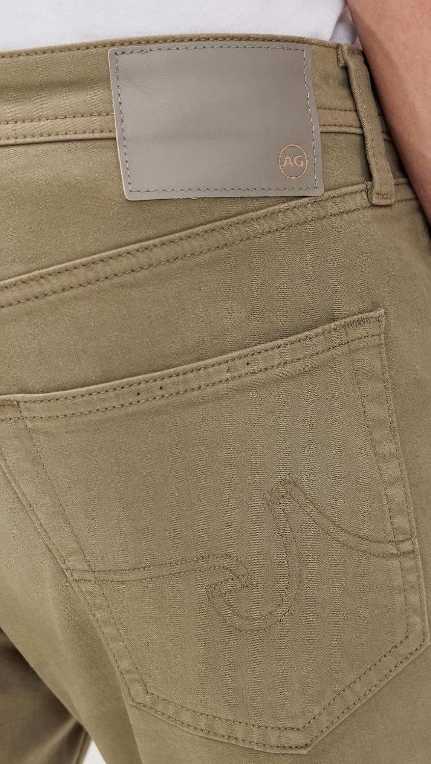 image:imageALMOSTGOLF AG Mens Graduate Tailored Sueded Italian Twill PantsIndustrial Taupe