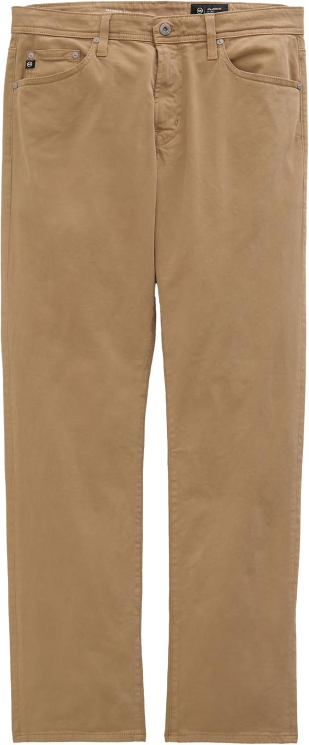 image:imageALMOSTGOLF AG Mens Graduate Tailored Sueded Italian Twill PantsSummit Khaki