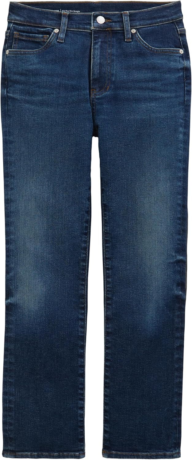 image:imageAG Adriano Goldschmied Womens Mari Crop MidRise Slim StraightNight Cap