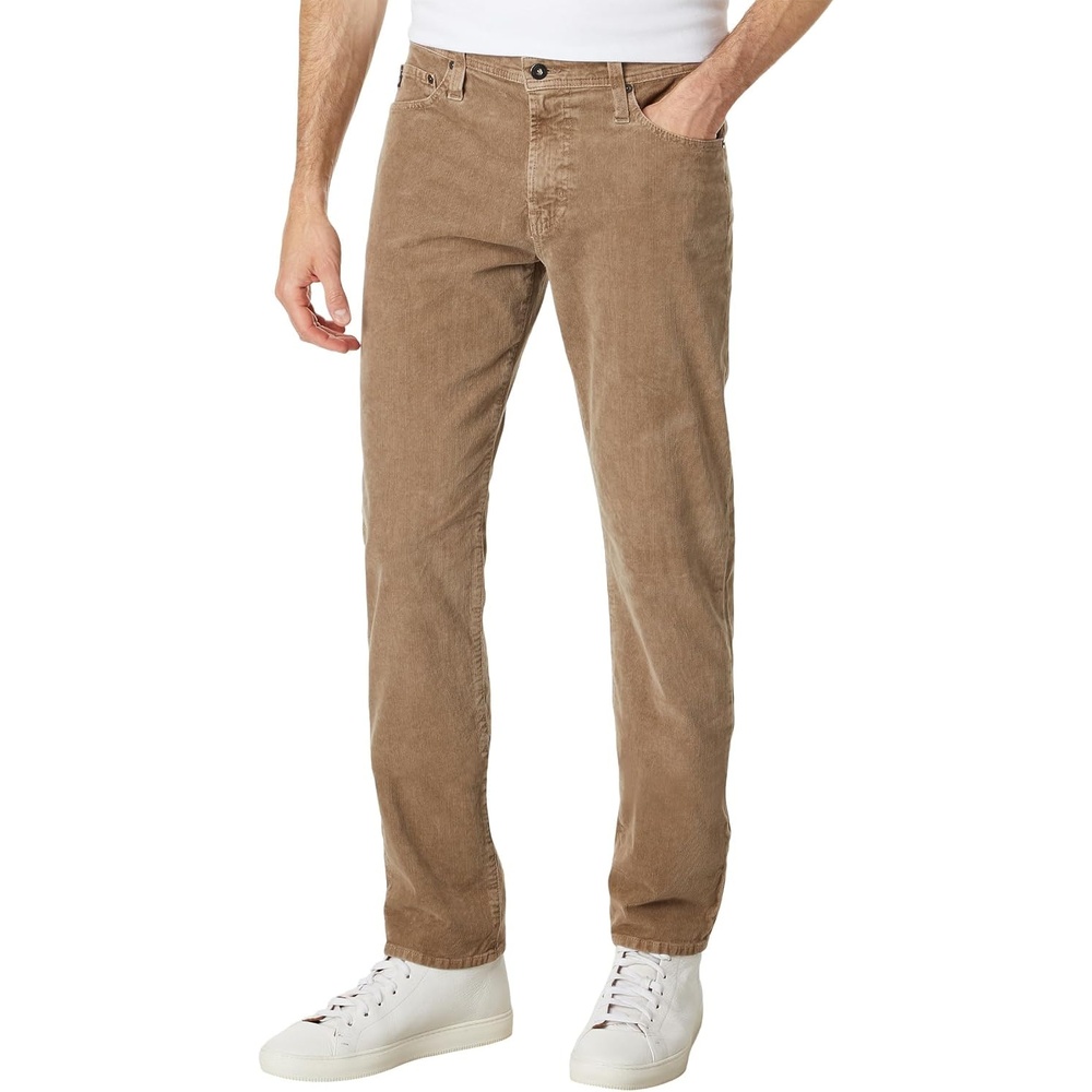 image:imageAG Adriano Goldschmied Mens Everett Slim Straight JeanSulfur Wild Mushroom