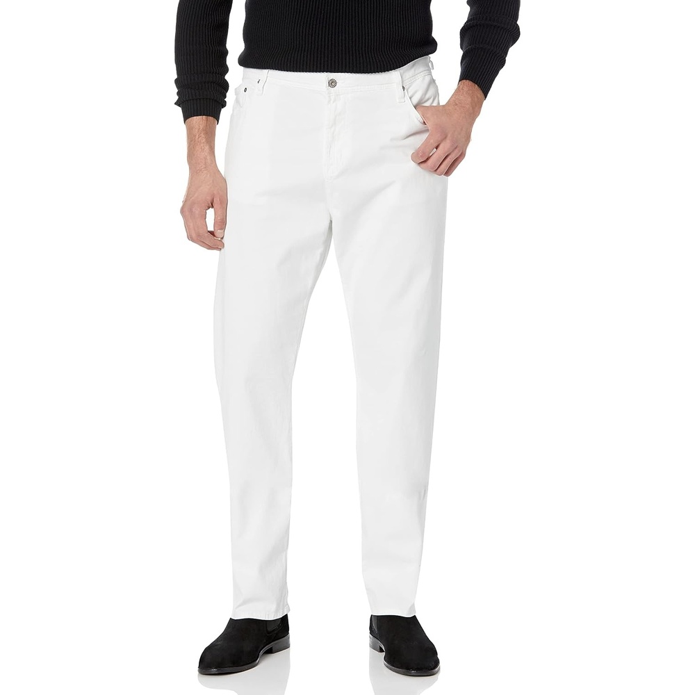 image:imageAG Adriano Goldschmied Mens Everett Slim Straight JeanWhite