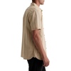 AG Adriano Goldschmied, Men’s, Mason S/S Classic Fit Work Shirt, Natural/Black Stripe, M