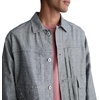 AG Adriano Goldschmied Men’s Sid Pleated Trucker Jacket(Sterling)