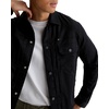 AG Adriano Goldschmied Men’s Sid Pleated Trucker Performance Jacket(Black)