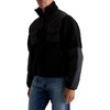 AG Adriano Goldschmied Men’s Wylie Relaxed Fleece Jacket(Black)