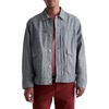 AG Adriano Goldschmied Men’s Sid Pleated Trucker Jacket(Sterling)