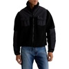 AG Adriano Goldschmied Men’s Wylie Relaxed Fleece Jacket(Black)