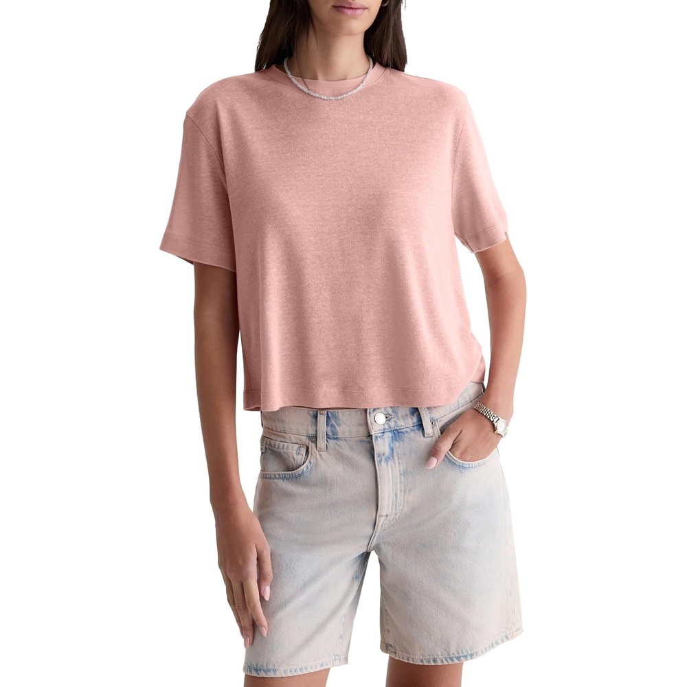 image:imageAG Adriano Goldschmied Womens Charli CrewSparkling Rose