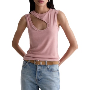 AG Adriano Goldschmied Women’s Miah Tank(Sparkling Rose)