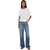 AG Adriano Goldschmied Women’s Charli Crew Relaxed S/S Tee(Powder)