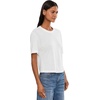 AG Adriano Goldschmied Women’s Charli Crew Relaxed S/S Tee(Powder)