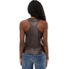 AG Adriano Goldschmied Women’s Michelle High-Neck Tank(Ltt Lt Burnt Umber)