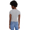AG Jeans Sadie Crew 90’s Vintage Crop Short Sleeve T-Shirt(Heather Grey)