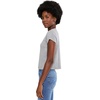 AG Jeans Sadie Crew 90’s Vintage Crop Short Sleeve T-Shirt(Heather Grey)