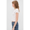 AG Jeans Sadie Crew 90’s Vintage Crop Short Sleeve T-Shirt(Powder)