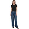 AG Jeans Sadie Crew 90’s Vintage Crop Short Sleeve T-Shirt(Super Black)