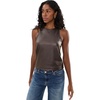 AG Adriano Goldschmied Women’s Michelle High-Neck Tank(Ltt Lt Burnt Umber)