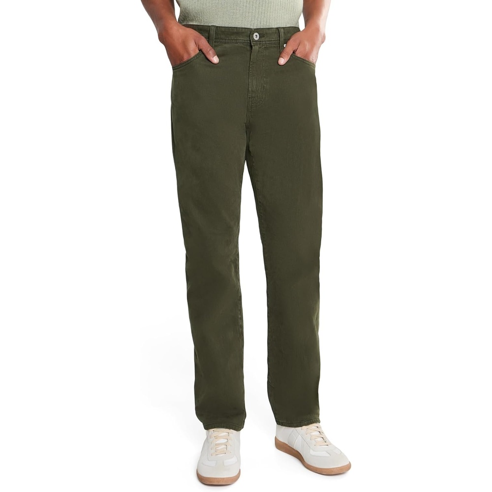 image:imageAG Adriano Goldschmied Mens Graduate Tailored Leg PantSulfur Dirty Olive