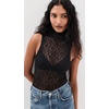 AG Adriano Goldschmied Women’s Faey Essential Sleeveless Turtlenec(Super Black)