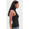 AG Adriano Goldschmied Women’s Faey Essential Sleeveless Turtlenec(Super Black)