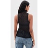 AG Adriano Goldschmied Women’s Faey Essential Sleeveless Turtlenec(Super Black)