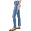 AG Jeans Mari Mid-Rise Slim Straight Pants in Bass(Bass)