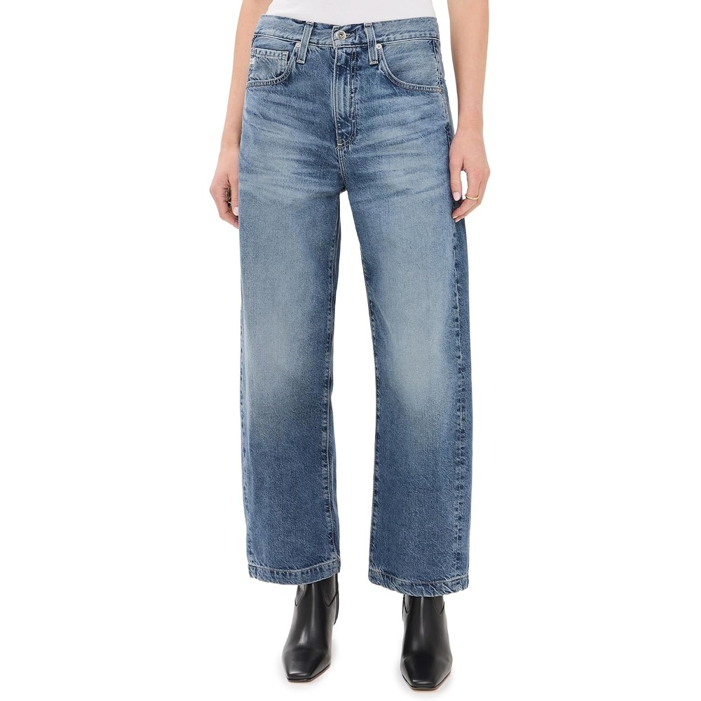 image:imageAG Adriano Goldschmied Womens Hattie High Rise Barrel JeansBari