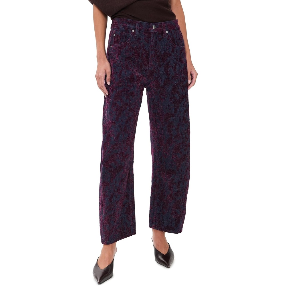 image:imageAG Adriano Goldschmied Womens Hattie High Rise Barrel JeansJazz Berry
