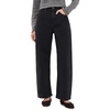 AG Adriano Goldschmied Women’s Hattie High Rise Barrel Jeans(Super Black)