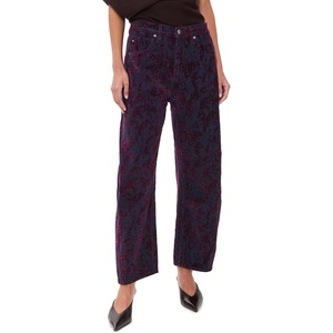 AG Adriano Goldschmied Women’s Hattie High Rise Barrel Jeans(Jazz Berry)
