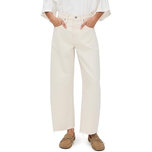 AG Adriano Goldschmied Women’s Hattie High Rise Barrel Jeans(Opal Stone)