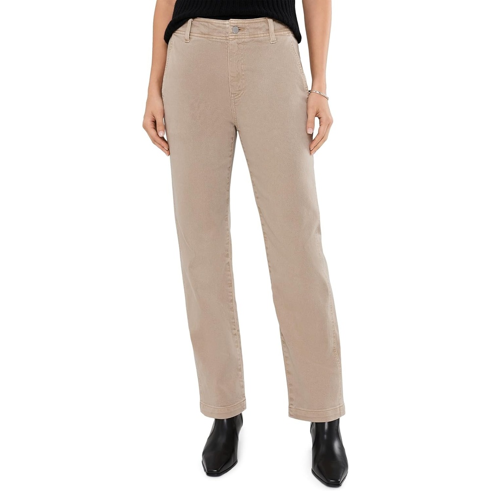 image:imageAG Adriano Goldschmied Womens Brinley Trouser MidRise StraightSulfur Studio Tan