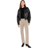 AG Adriano Goldschmied Women’s Brinley Trouser Mid-Rise Straight(Sulfur Studio Tan)