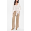 AG Jeans Saige Wide Leg Mid-Rise Fit Corduroy Pants in Jazz Berry(Studio Tan)