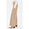 AG Jeans Saige Wide Leg Mid-Rise Fit Corduroy Pants in Jazz Berry(Studio Tan)