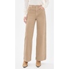AG Jeans Saige Wide Leg Mid-Rise Fit Corduroy Pants in Jazz Berry(Studio Tan)
