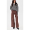 AG Women’s Saige Wide Leg Coated Jeans(Ltt Lt Chestnut)